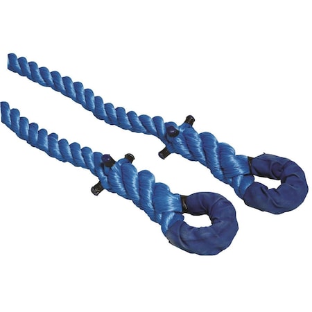 Heartland Distribution & Supply Polypropylene Towing Rope With Two Loops, 25,000 Pounds R25-0-20